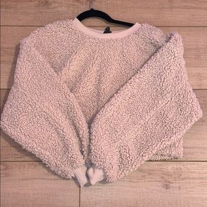 Target fuzzy crewneck